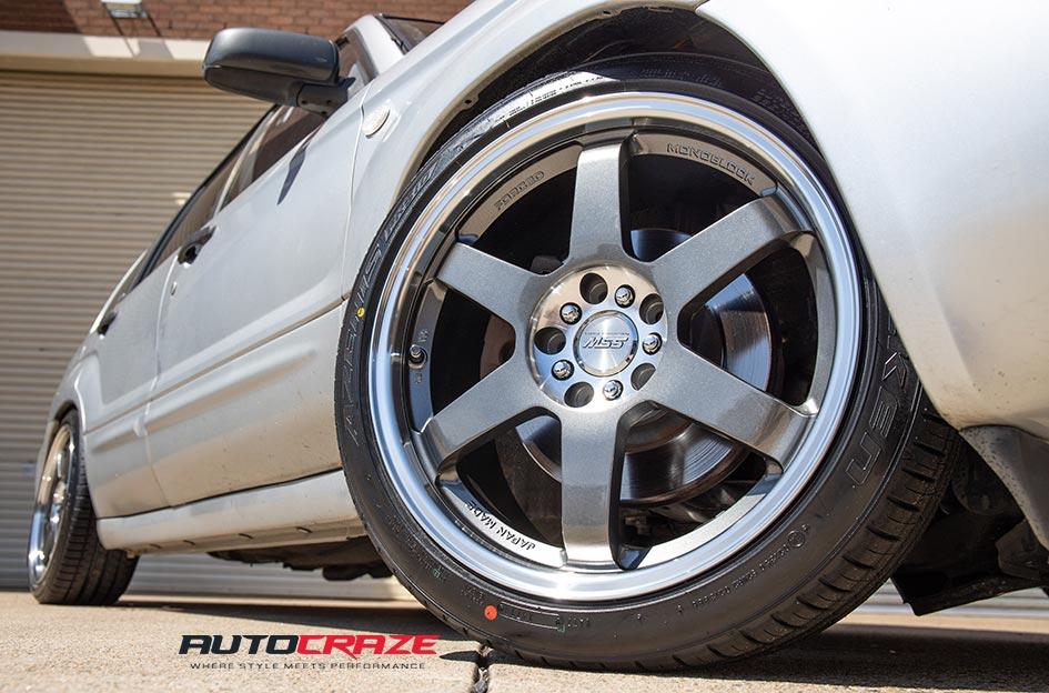 SUBARU FORESTER DRIFTER GUN METAL POLISH CENTRE 